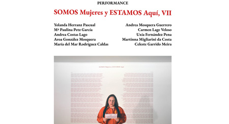 CARTEL. Performance SOMOS Mujeres y ESTAMOS Aquí, VII_Yolanda Herranz