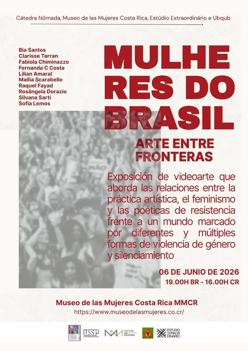 Cartelexposición Mulheres do Brasil en Costa Rica